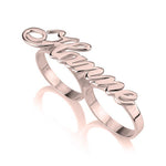 personalized rings - Custom Rose Gold Rings